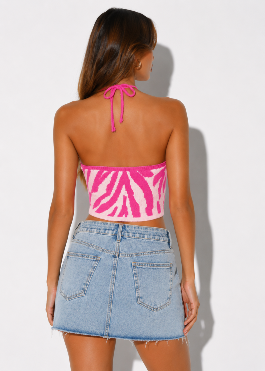 Suki Cropped Halter Cami