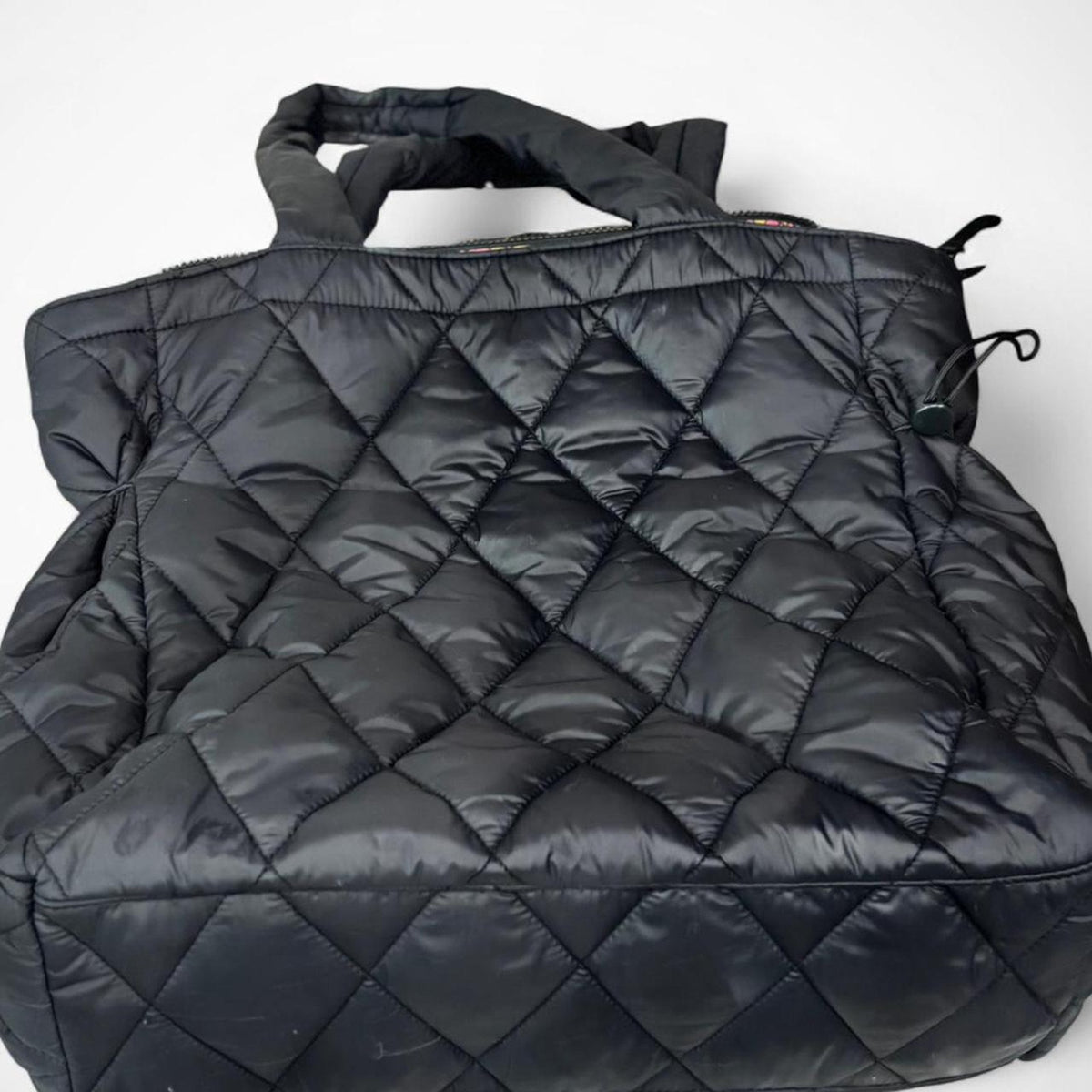 Vera Bradley Black Featherweight Original Zip Tote Bag - Gloss & Grit