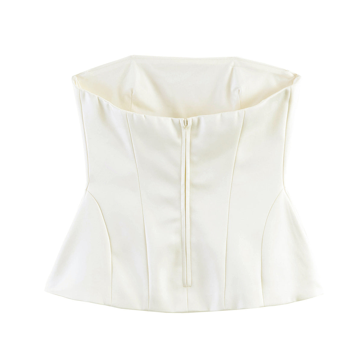 Ivory Corset Top & Mini Skirt Set
