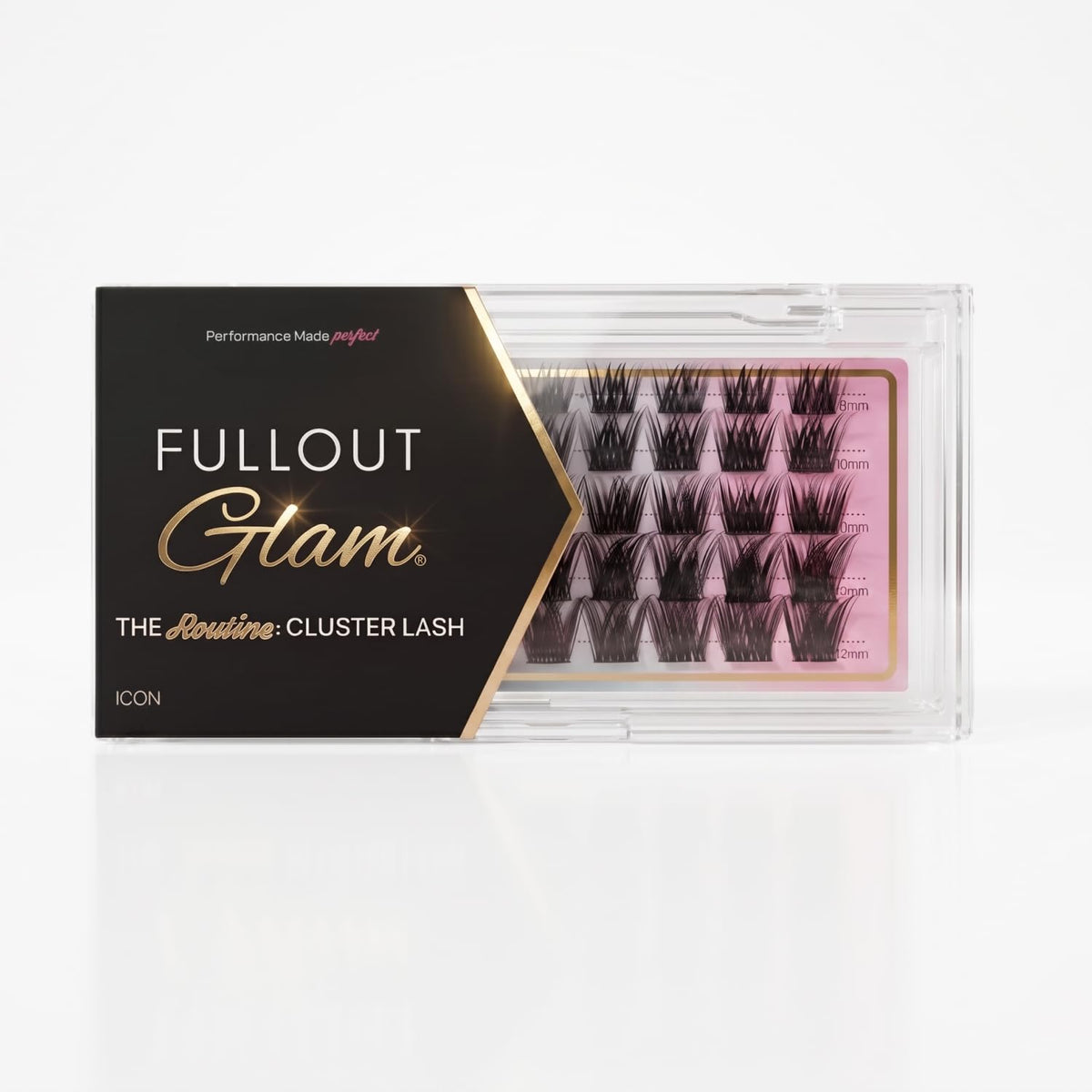Fullout Glam Icon DIY Lash Cluster Kit M Curl 8–14MM