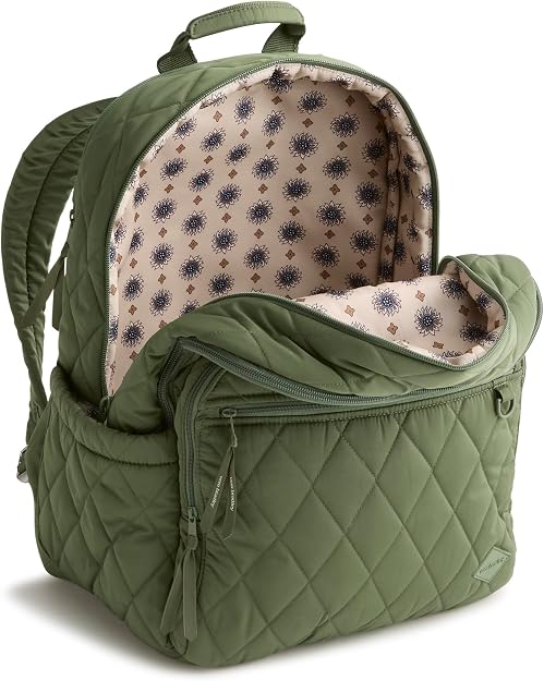 Vera Bradley 28-Liter Bancroft Backpack Bronze Green