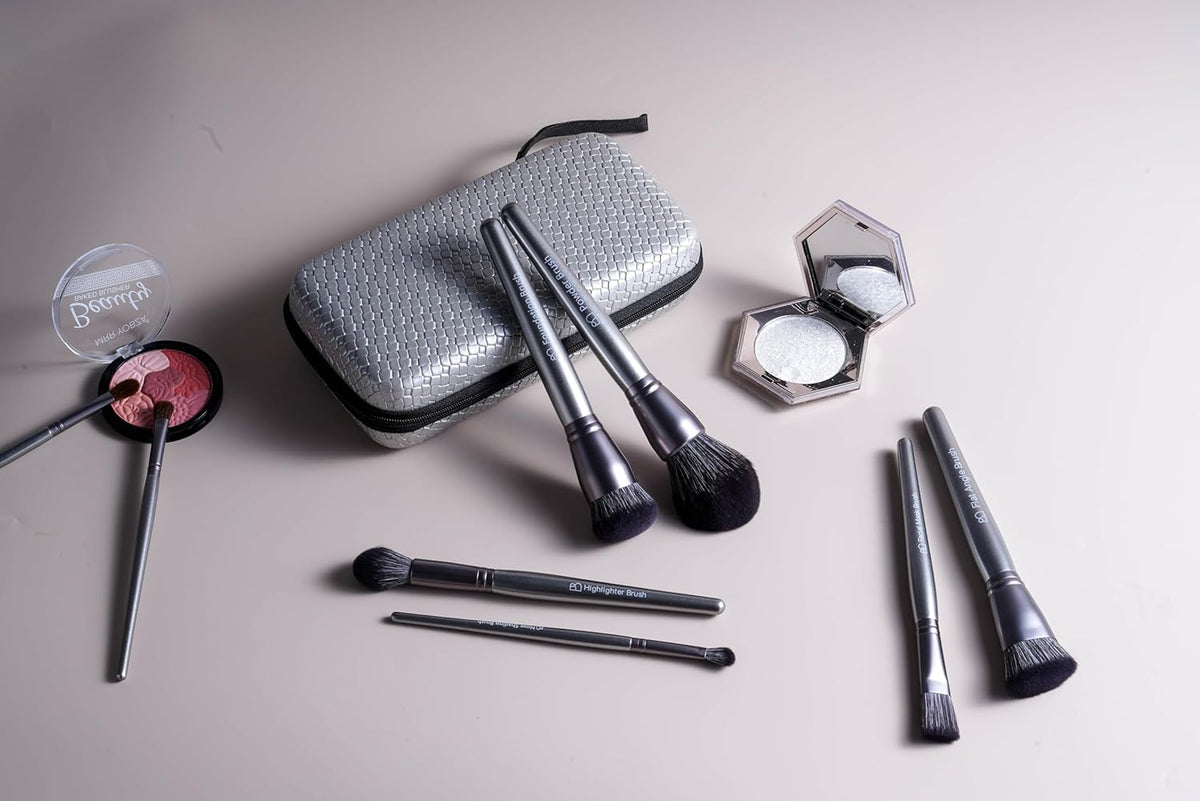 20-Piece Makeup Brush Set with Travel Case