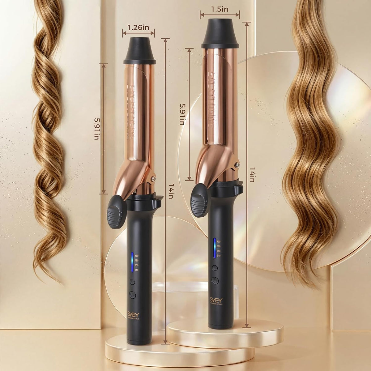 SVEY Ceramic Curling Iron
