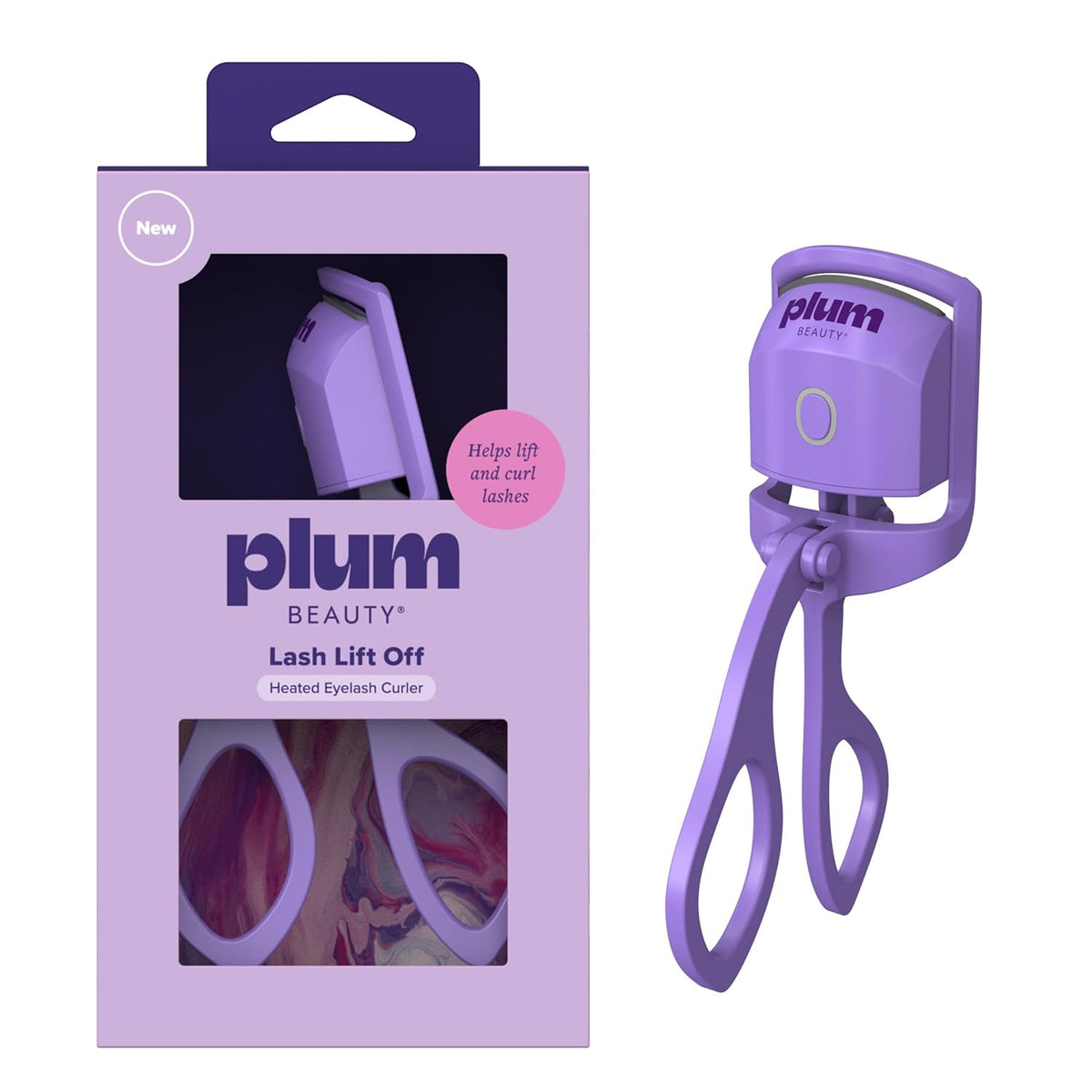 Plum Beauty Glow & Lift Bundle | Oil Roller + Heated Lash Curler - Gloss & Grit