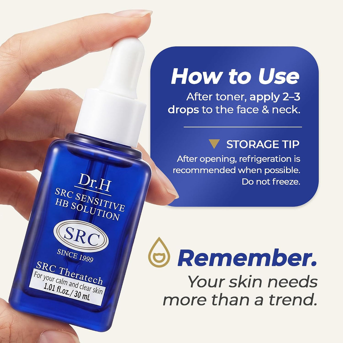 Dr. H SRC Sensitive HB Solution 1.01 fl oz
