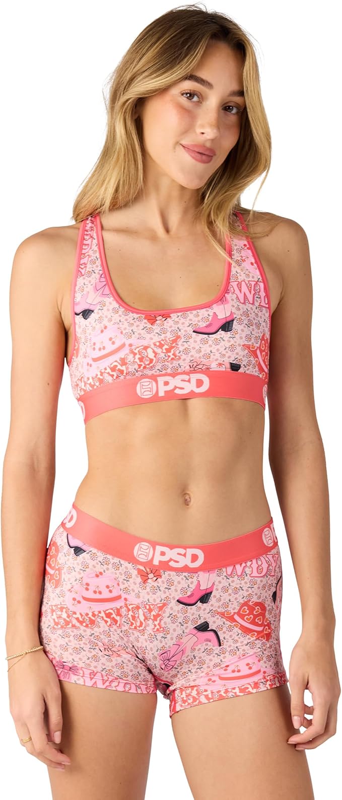 PSD Howdy Luv Racerback Sports Bra