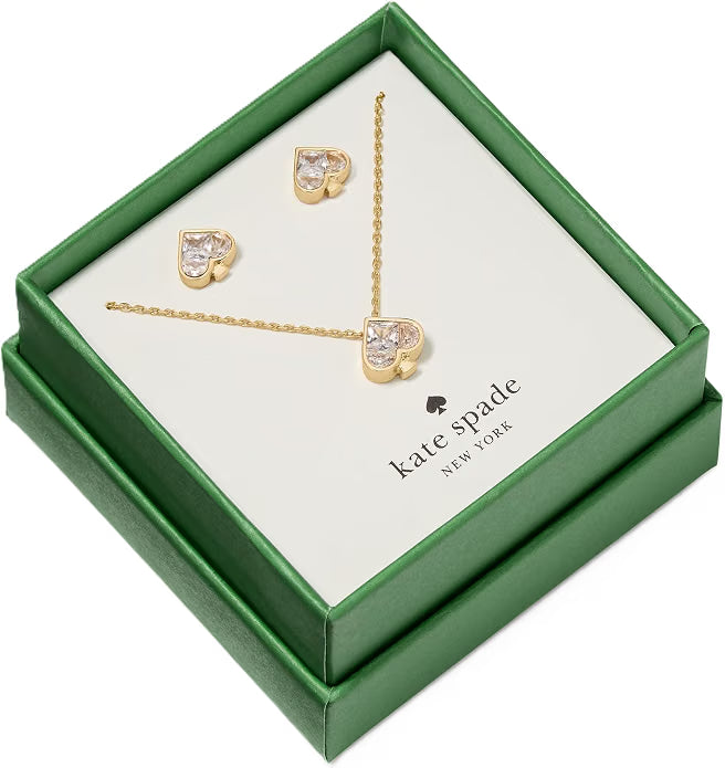 kate spade So Spade Necklace & Stud Set
