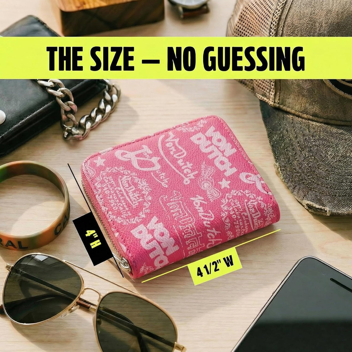 Von Dutch Stamps Zip Wallet