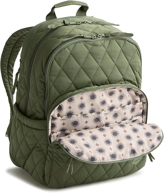 Vera Bradley 28-Liter Bancroft Backpack Bronze Green