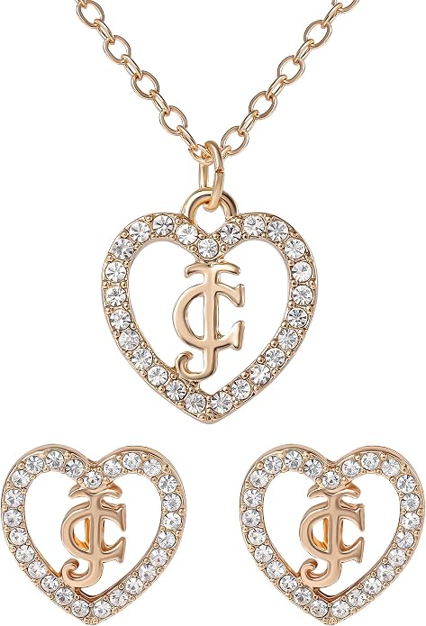 Juicy Couture Interlocked JC Heart Jewelry Set