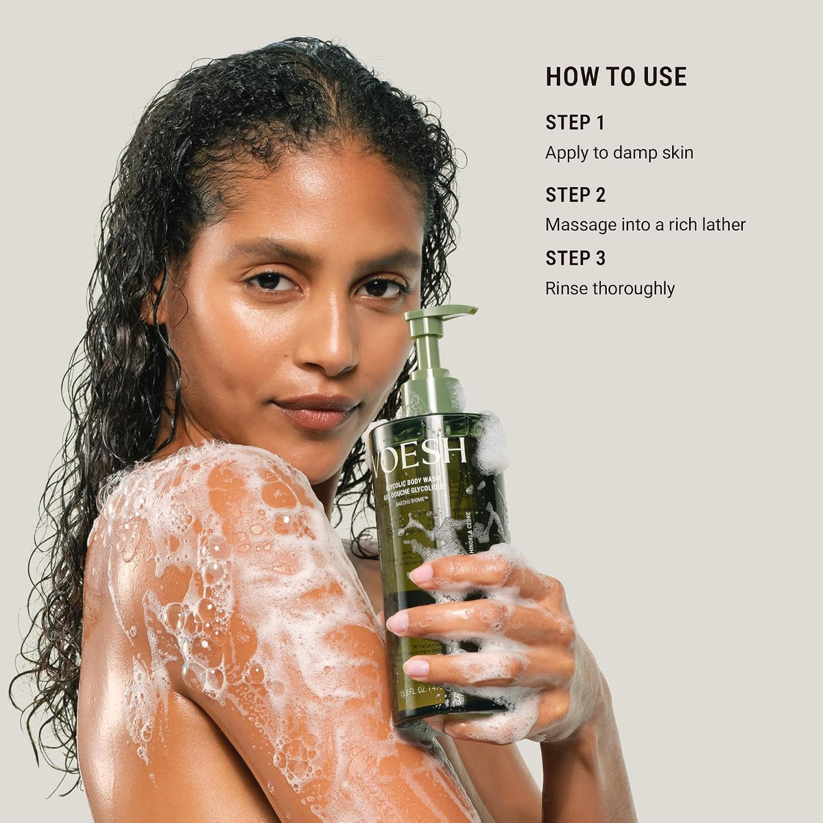 VOESH Glycolic Acid Body Wash – product image 6