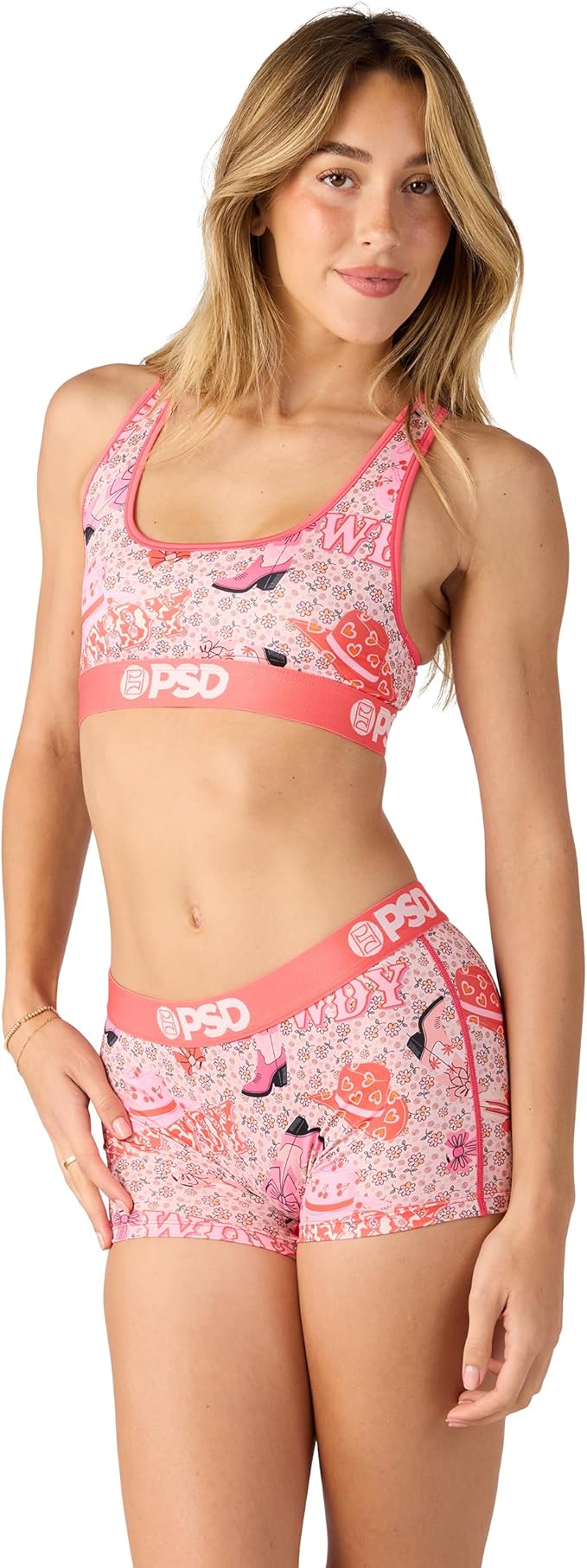PSD Howdy Luv Racerback Sports Bra