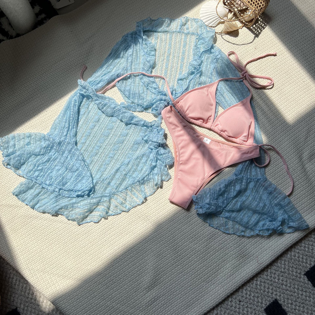 Elara Mesh Swim Set