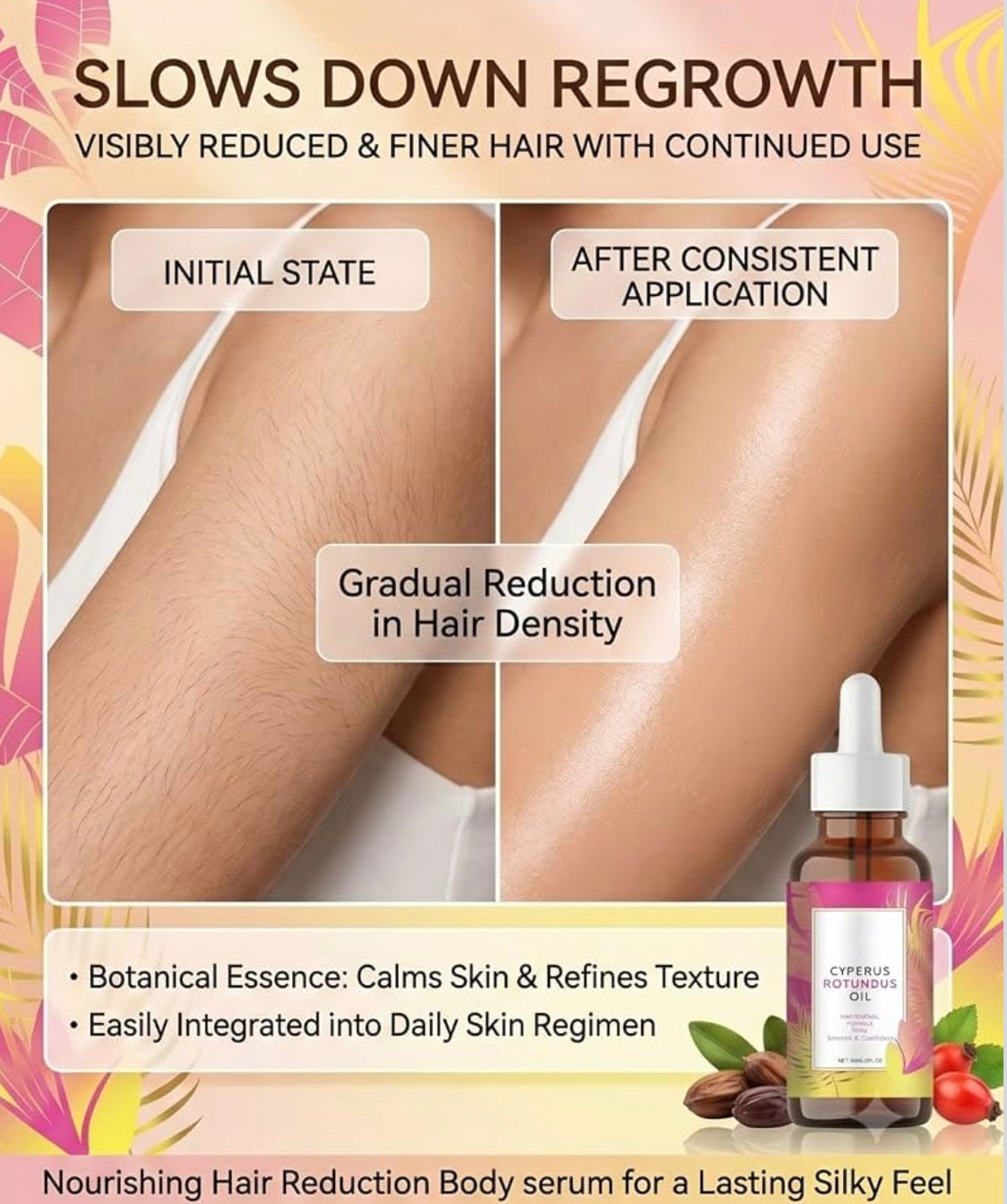 Cyperus Rotundus Hair Removal Oil