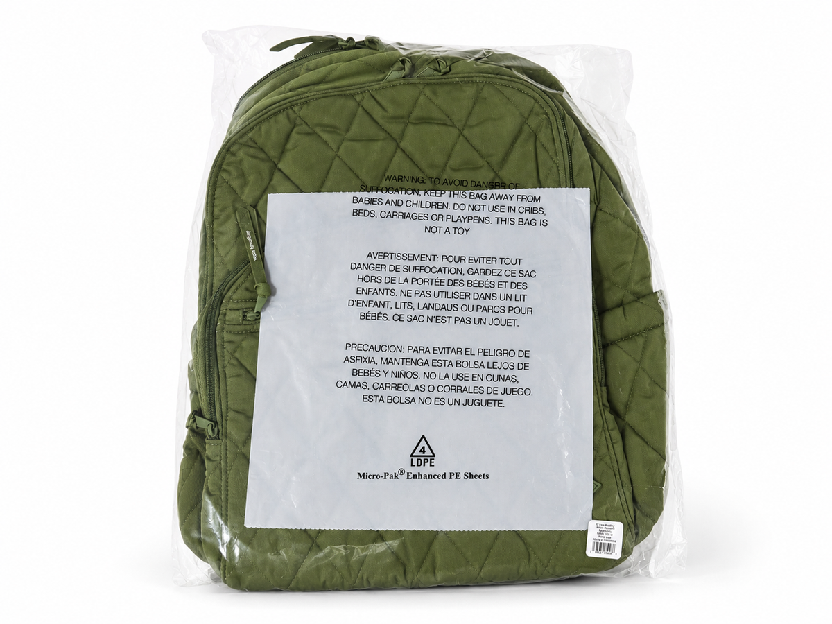 Vera Bradley 28-Liter Bancroft Backpack Bronze Green