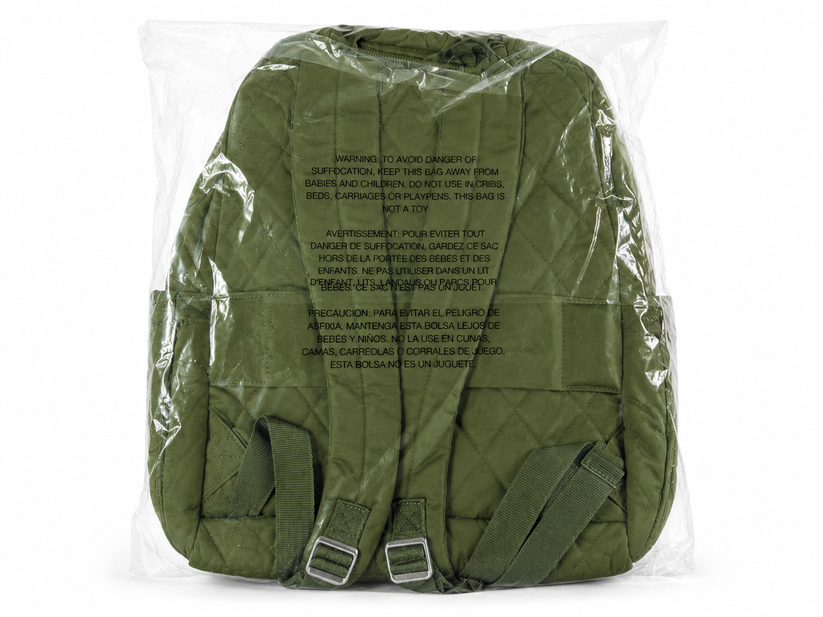 Vera Bradley 28-Liter Bancroft Backpack Bronze Green