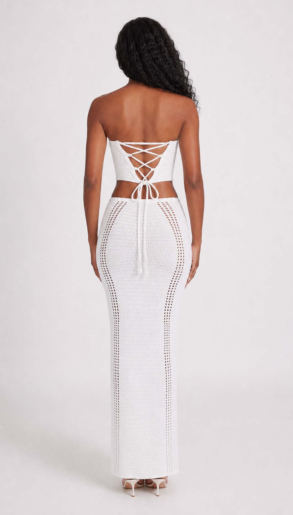 Salem Strapless Top & Maxi Skirt Set