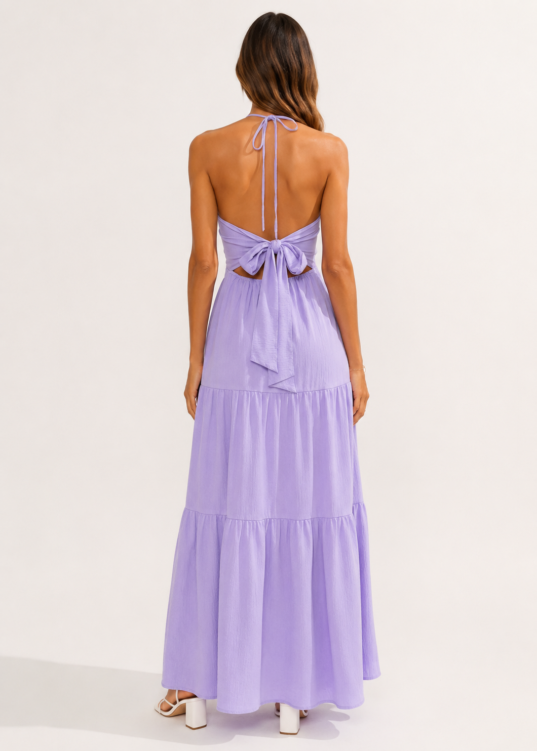 Solana Halter Maxi Dress