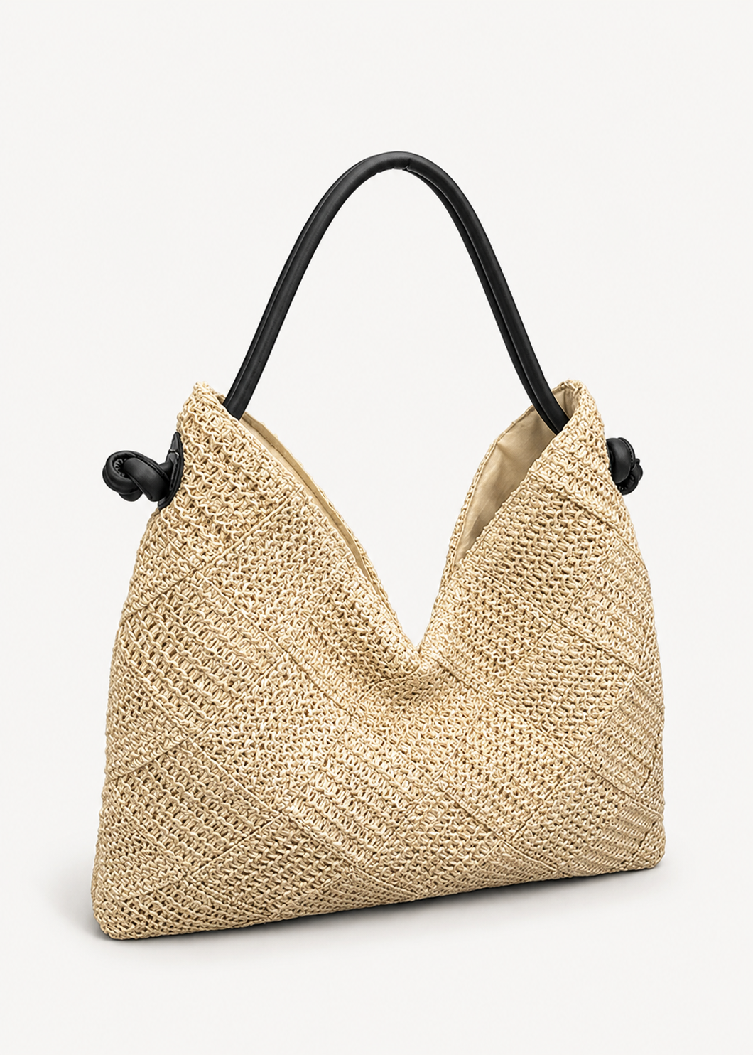 Woven Straw Shoulder Bag