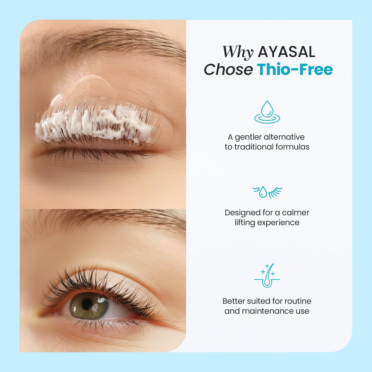 AYASAL Lash Lift Refill 3 Kit Bundle 15 Applications