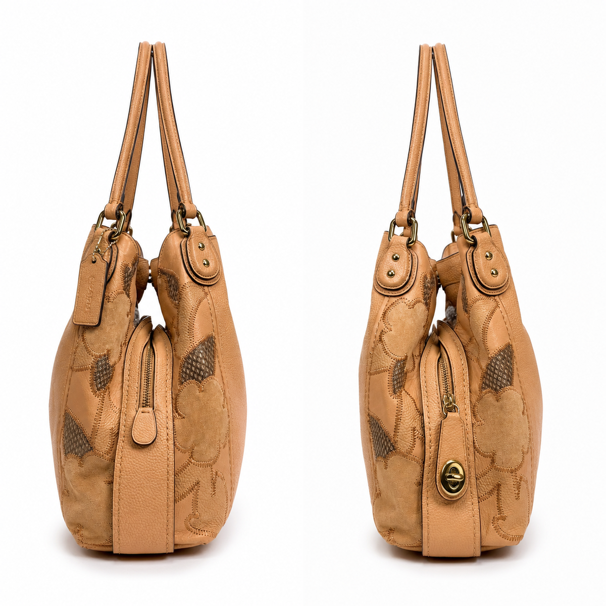 Coach Edie 31 Tea Rose Bag & Wallet Set
