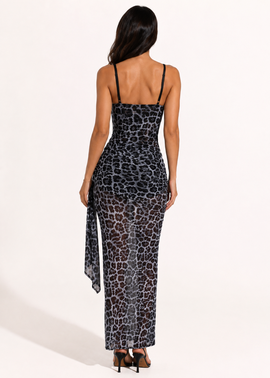 Cara Leopard Bustier Dress