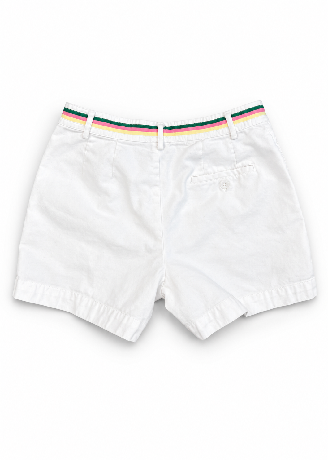 Gap Retro Cut white chino shorts back