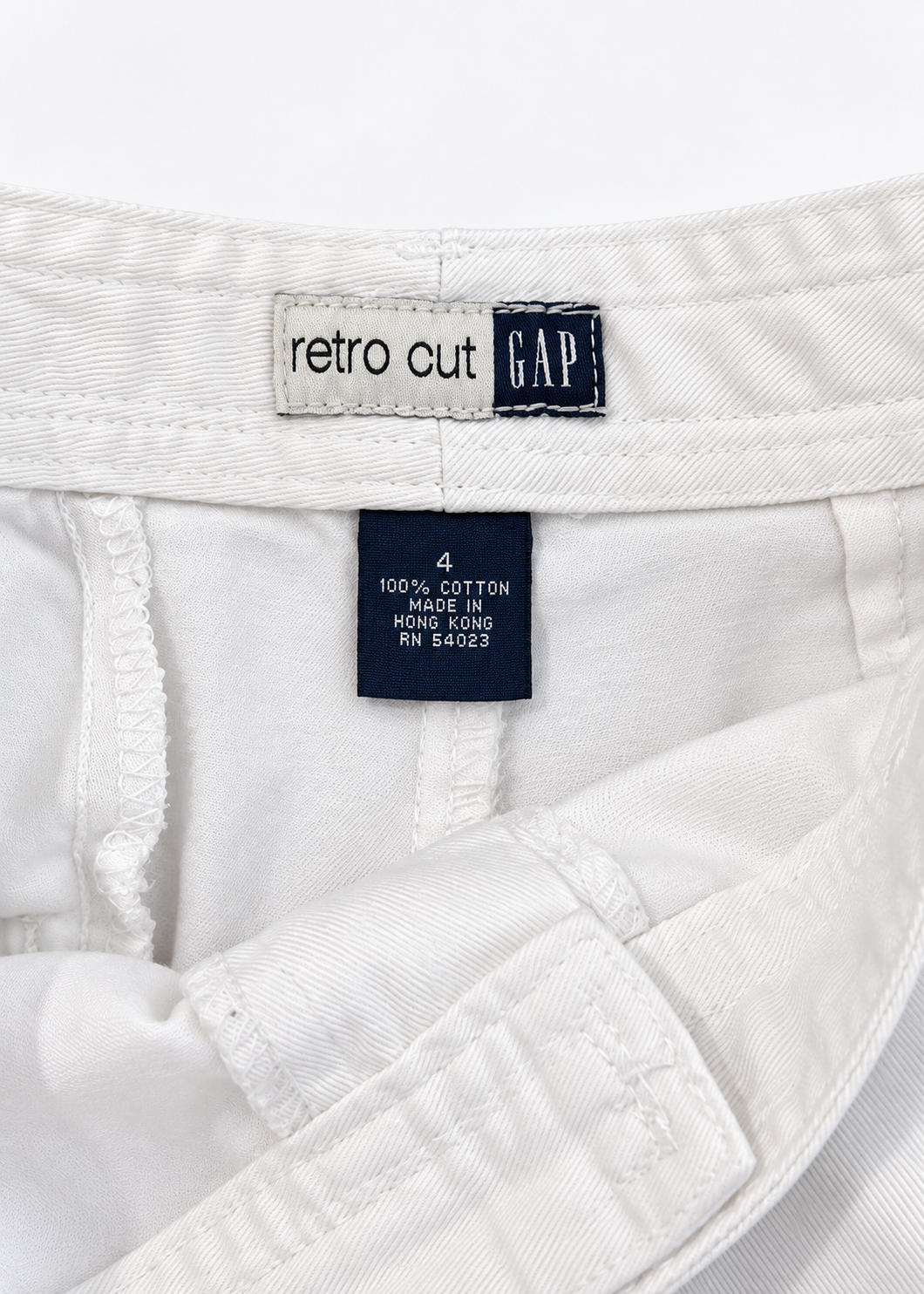 Gap Retro Cut size 4 cotton label detail