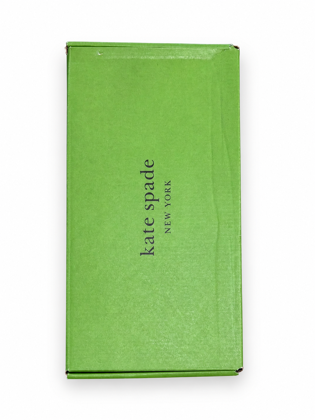 Kate Spade Drift Mary Jane Sneakers green box top view showing packaging condition