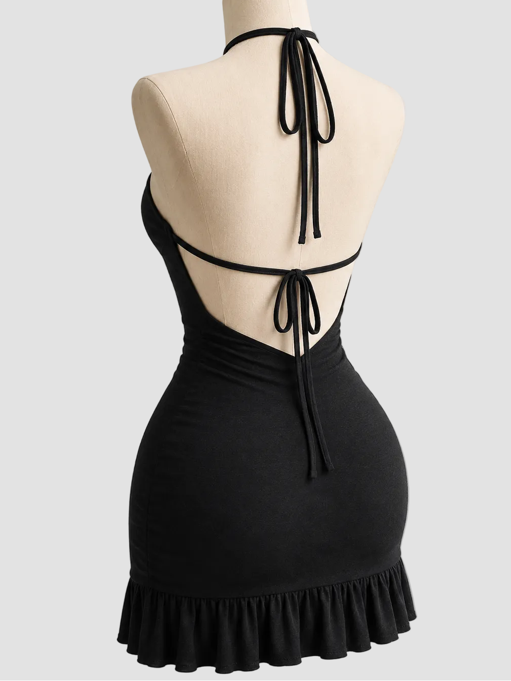 Lolita Halter Mini Dress - Gloss & Grit