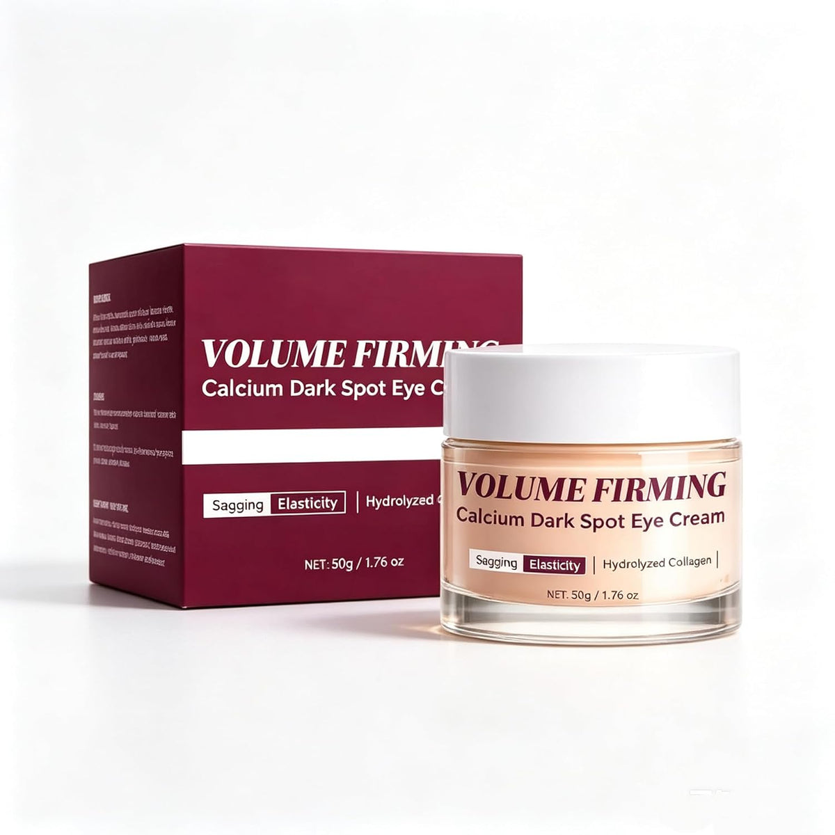 LRUSEIFE Calcium Dark Spot Eye Cream 50g jar and box