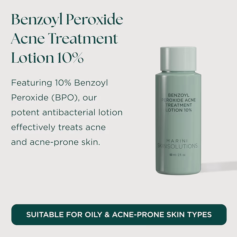 Marini SkinSolutions 10% Benzoyl Peroxide Acne Lotion 2 fl oz - Gloss & Grit