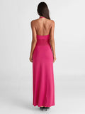 Mila Sheer Contrast Maxi Dress