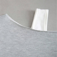 Women’s Off-Shoulder Cropped Sweatshirt — Relaxed Fit Long Sleeve Top