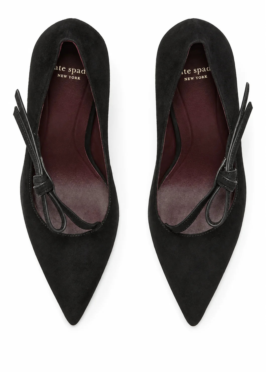 kate spade Loop Suede Pumps - 8.5 / Black