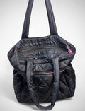 Vera Bradley Black Featherweight Original Zip Tote Bag - Gloss & Grit