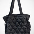 Vera Bradley Black Featherweight Original Zip Tote Bag - Gloss & Grit