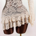 Serena Lace Asymmetrical Top
