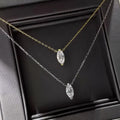 Sterling Silver Zircon Pendant Necklace for Layered Shine - Gloss & Grit