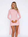 Arielle Open-Back Mini Dress