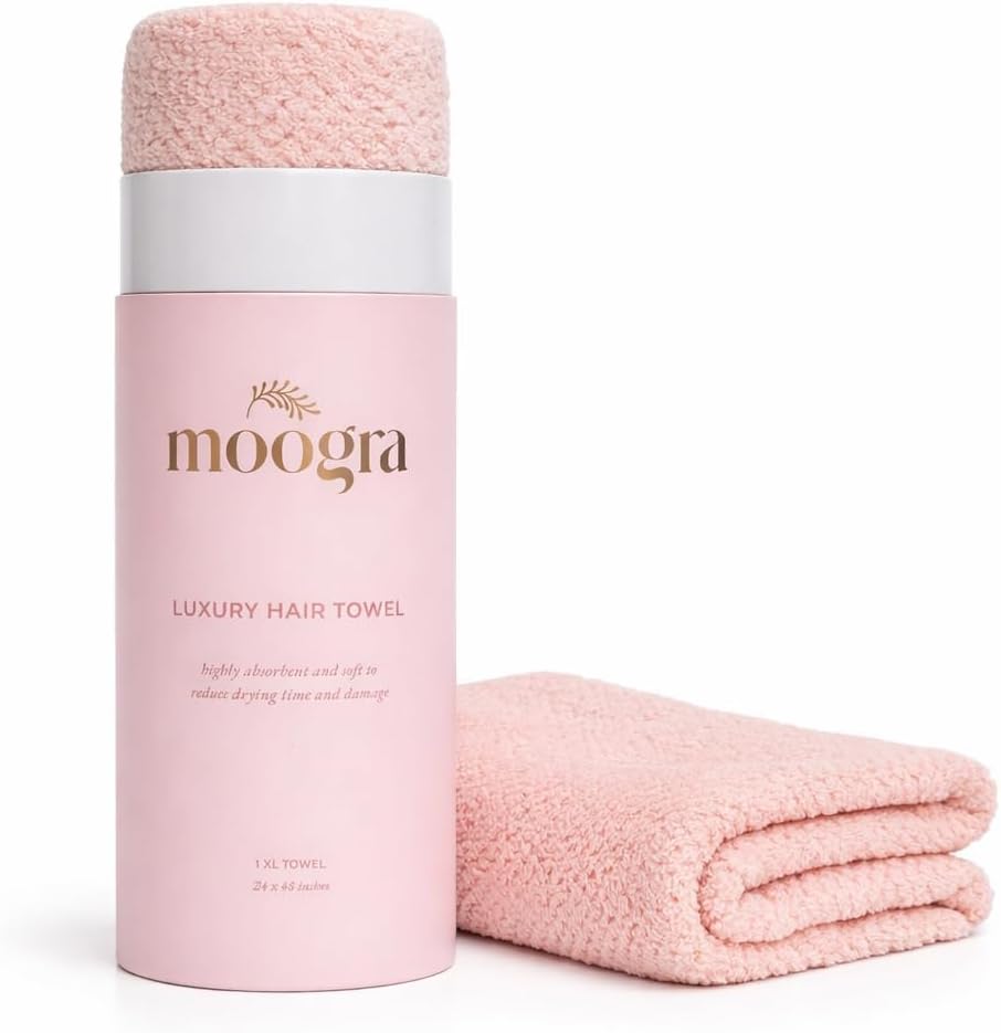 Moogra Beauty Spa Headband & Hair Towel Bundle