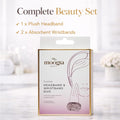 Moogra Beauty Spa Headband & Hair Towel Bundle