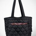 Vera Bradley Black Featherweight Original Zip Tote Bag - Gloss & Grit