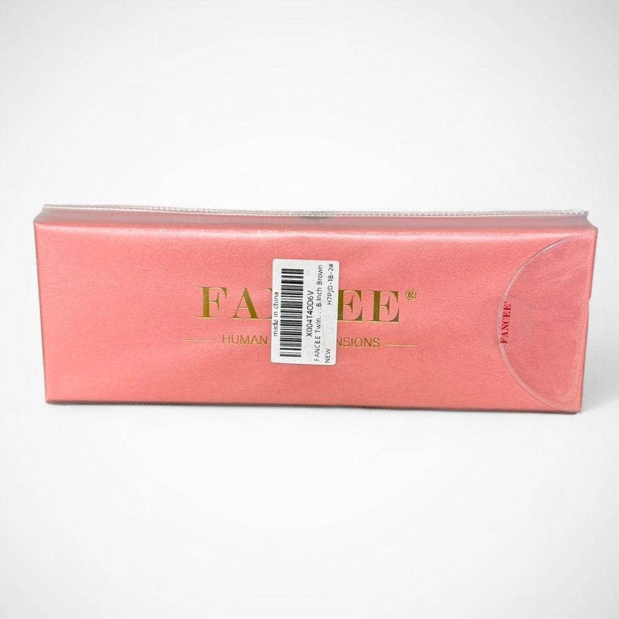 FANCEE 18” Butterfly Weft Human Hair Extensions – 100g Remy Hair (Brown)