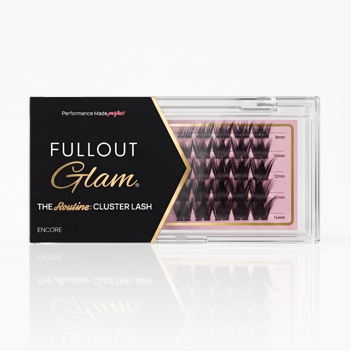 Fullout Glam Encore DIY Lash Cluster Kit C Curl 8–14MM