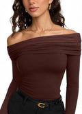 Mara Off-Shoulder Long Sleeve Top