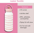 Kate Spade New York 33 oz Insulated Stainless Steel Water Bottle - Gloss & Grit