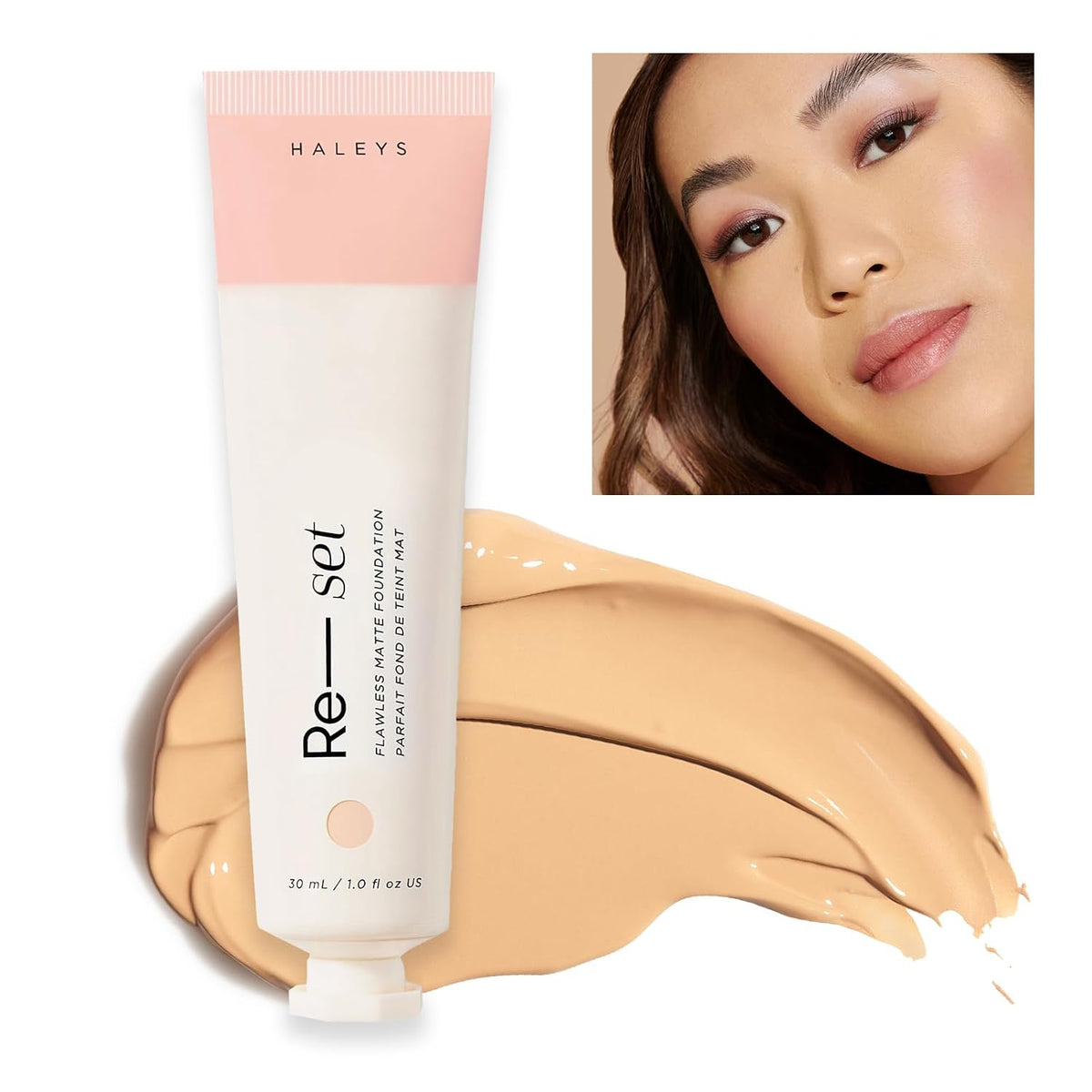 HALEYS Re-set Full Coverage Matte Foundation Shade 2.5 – product image 1