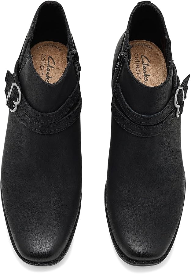 Clarks Danyelle Cali Leather Ankle Boots