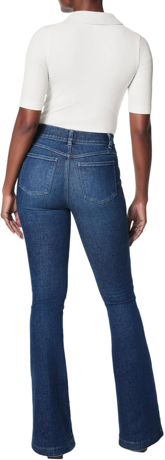 SPANX Original EveryWear Flare Jeans High-Rise Authentic Blue